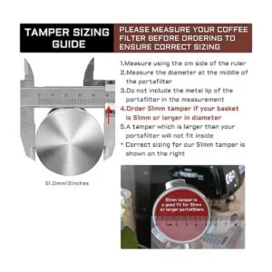 Ezebesta Juego de prensa de café de 2.008 in para máquina_3