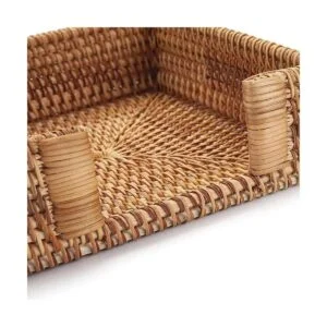 Servilletero cuadrado de ratán 7.5 x 7.5 x 2.5 pulgadas_5