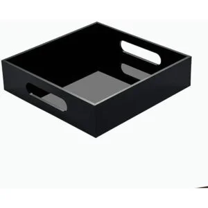 Bandeja de acrílico resistente para servir con asas de 5_2