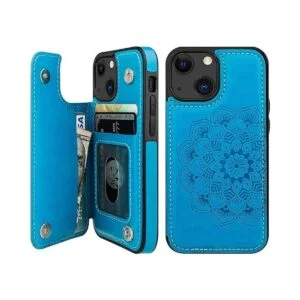 Vaburs Funda compatible con iPhone 13 Mini con soporte_1