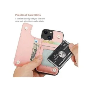 Vaburs Compatible con iPhone 13 Mini Funda tipo cartera_5