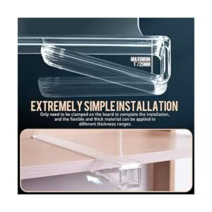 Hekmaden Divisores de estantes acrílicos para organización_4