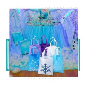 24 bolsas de recuerdos de fiesta de copo de nieve bolsas_5