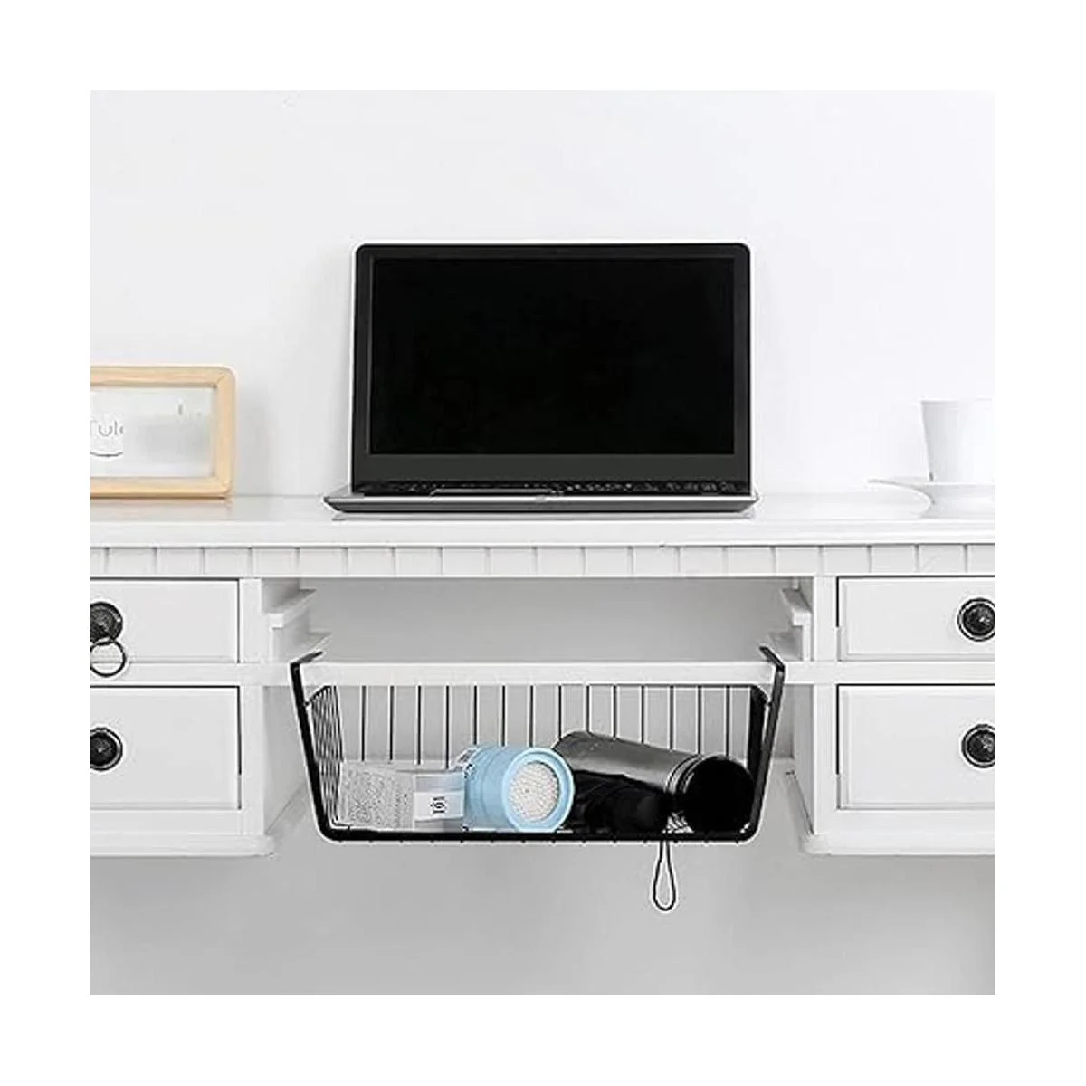 Cesta de almacenamiento para debajo del estante cesta de_5