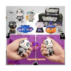 Nuevo6 paquetes de juguetes Squishies de Halloween_3