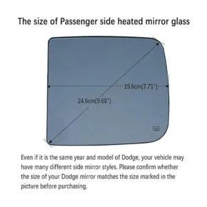 Espejo plano de remolque de cristal para el lado derecho_3