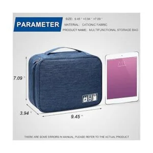 Organizador de electrónica de viaje universal organizador_6