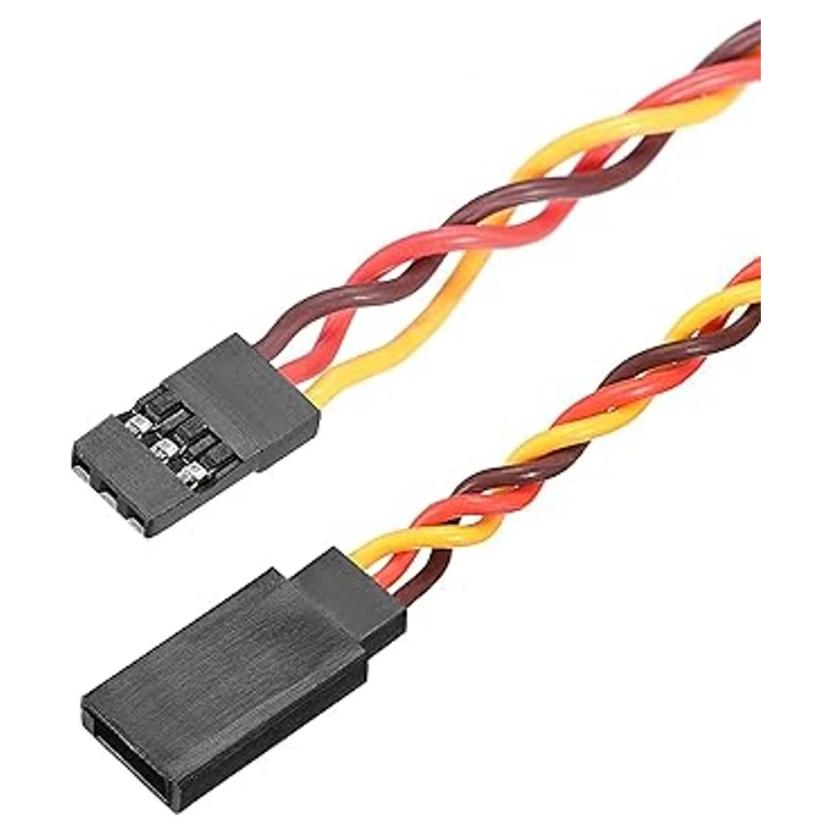 uxcell 10pcs 3Pin Servo Extensión Cable Cable Conector_2