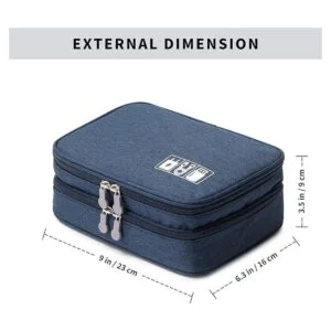 Bolsa organizadora de cables de viaje funda de accesorios_2