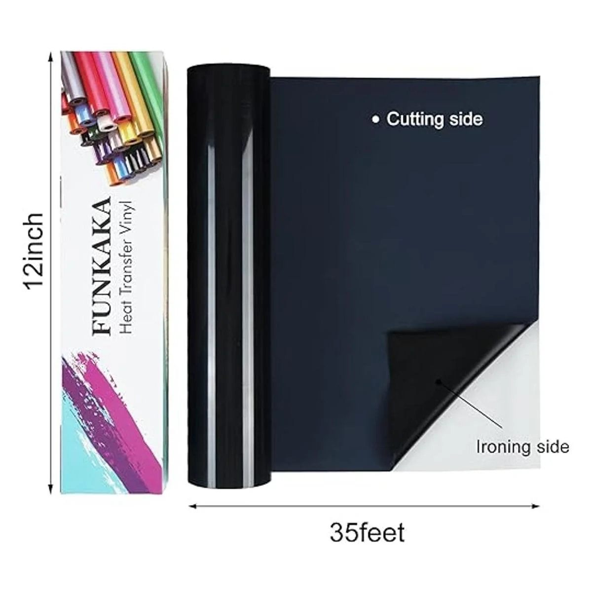 FUNKAKA HTV Rollos de vinilo de transferencia de calor_2