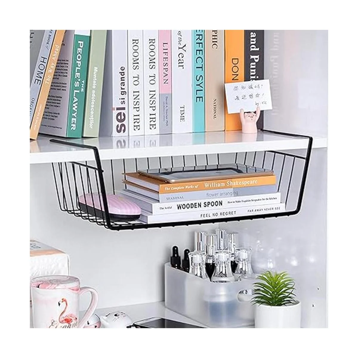 Cesta de almacenamiento para debajo del estante cesta de_3