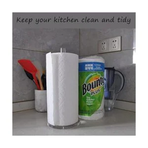 Worhe Soporte de toalla de papel acrílico transparente_2