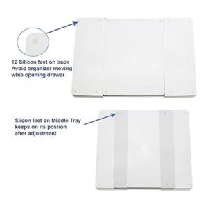 SimpleHouseware Organizador expandible para cajones de_5