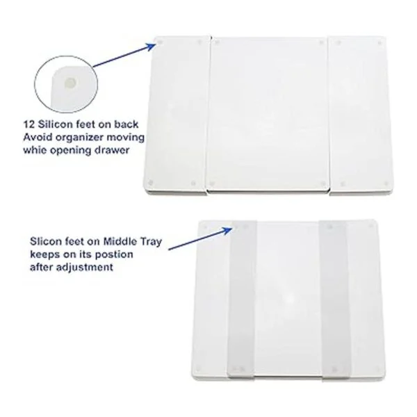SimpleHouseware Organizador expandible para cajones de_5