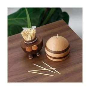 Dispensador de palillos de dientes decoración de abejas_3