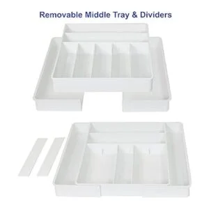 SimpleHouseware Organizador expandible para cajones de_4