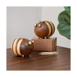 Dispensador de palillos de dientes decoración de abejas_2