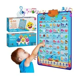 Pinkfong Póster de aprendizaje del alfabeto de tiburón_1