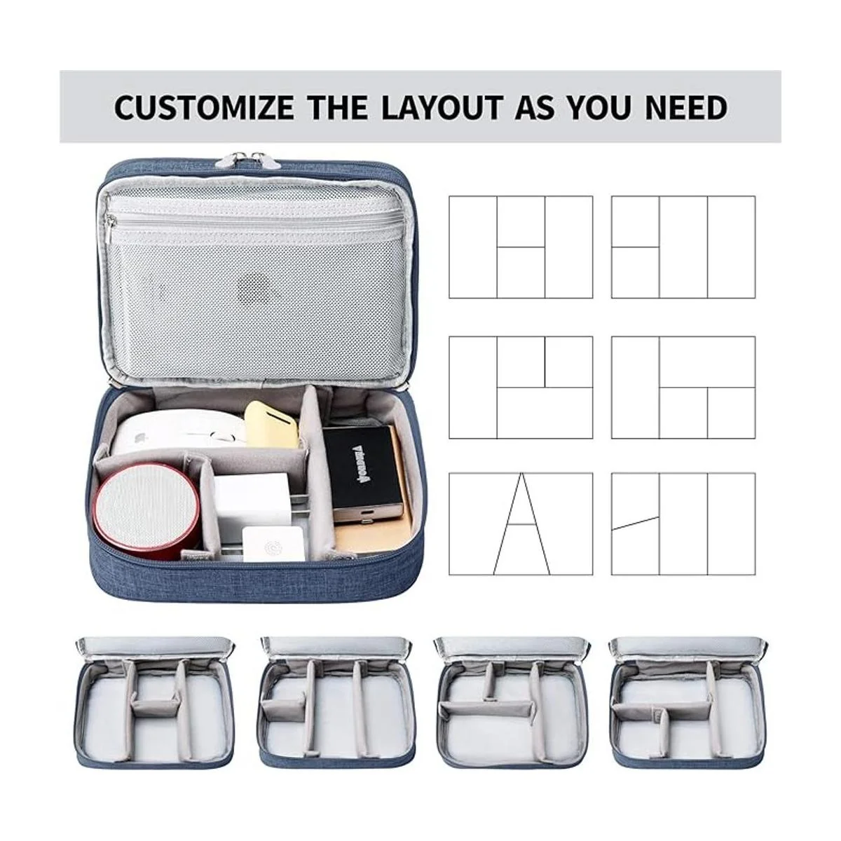 Bolsa organizadora de cables de viaje funda de accesorios_4