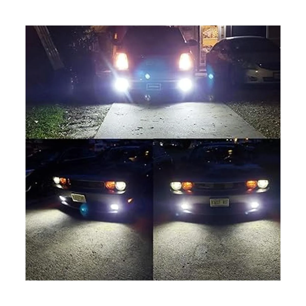 BRISHINE Bombillas LED antiniebla H3 de 6000 K blanco_2