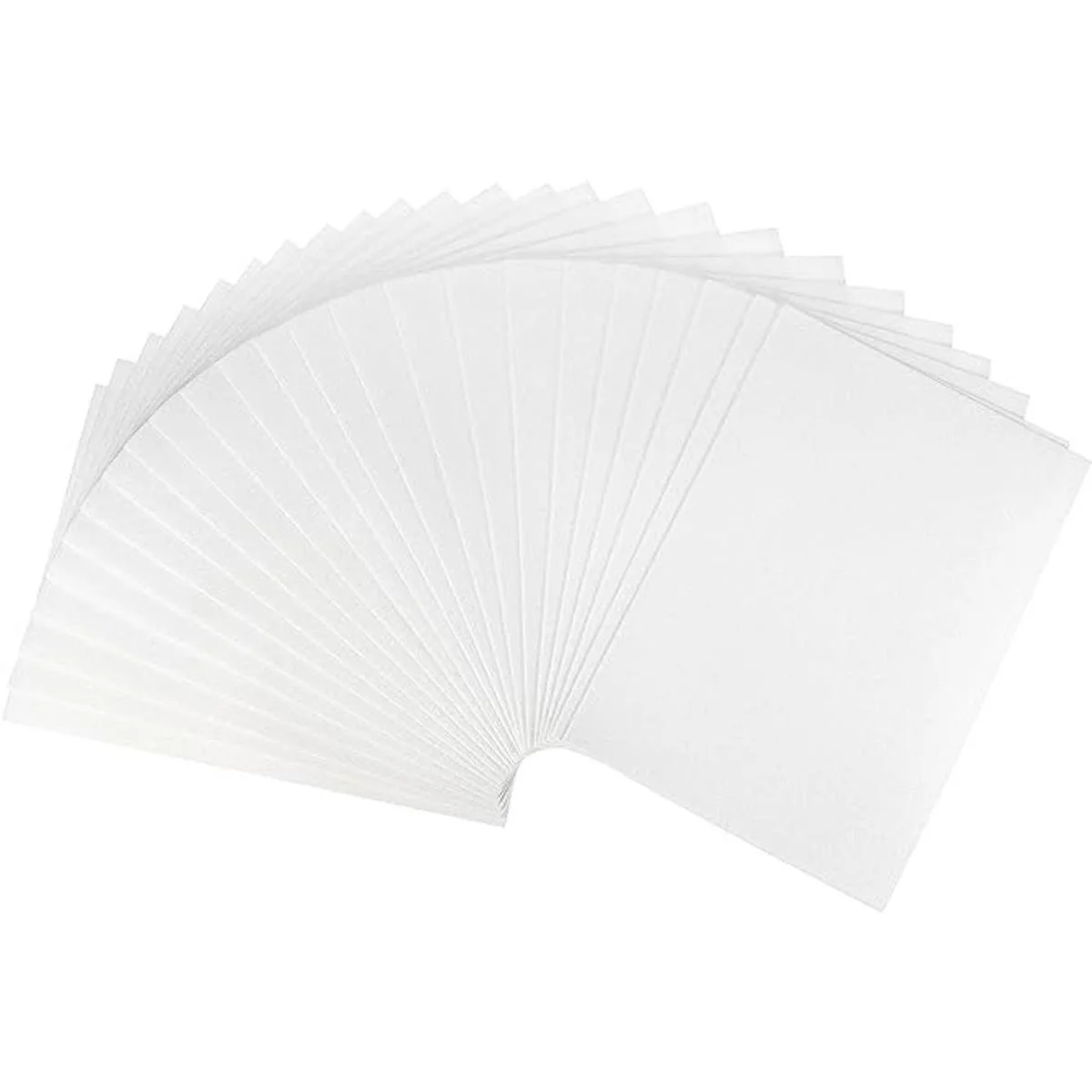 uxcell Hojas de espuma EVA con purpurina blanca de 11 x 8_1