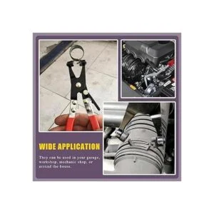 Swpeet Juego de 7 pinzas de manguera para coche incluye_7