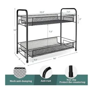 Xpatee Organizador de especias para encimera plegable de_5