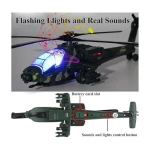 OTONOPI Helicóptero militar tire hacia atrás Ejército_3