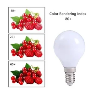 YDJoo Bombillas LED E12 de 3 W G50 de 30 W equivalentes a_4