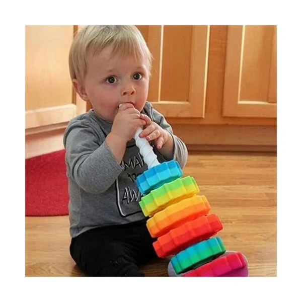Juguete giratorio para bebés juguete apilable para bebés_6