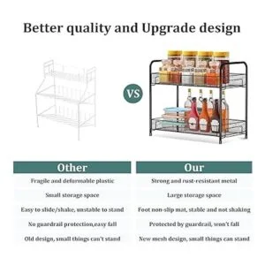 Xpatee Organizador de especias para encimera plegable de_2