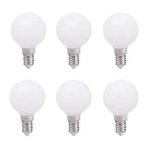 YDJoo Bombillas LED E12 de 3 W G50 de 30 W equivalentes a_1