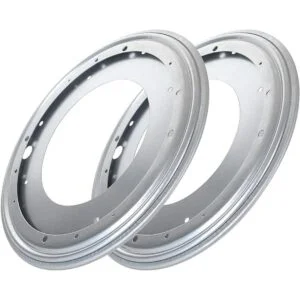 Paquete de 2 rodamientos planos Lazy Susan redondos de 12_1