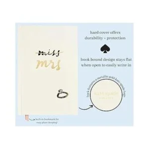 Kate Spade New York Diario de novia para mujer cuaderno_3