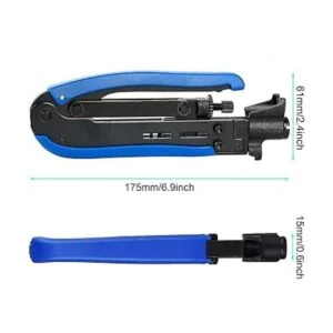 RG6 Herramienta de compresión Kit de crimpadora de cable_4