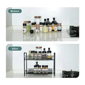 Xpatee Organizador de especias para encimera plegable de_3