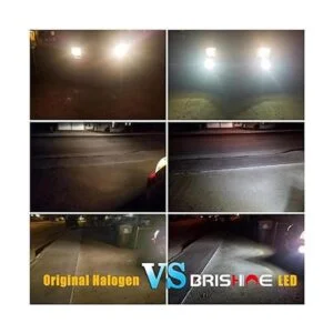 BRISHINE Bombillas LED antiniebla H3 de 6000 K blanco_3