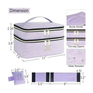 Organizador de suministros de costura caja de costura de_4