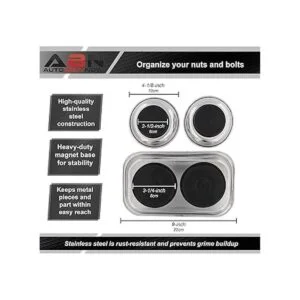 Bandejas magnéticas ABN 3 unidades Bandeja magnética de_4