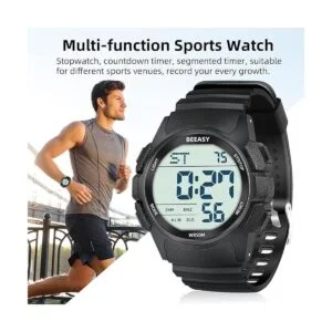 BEEASY Reloj deportivo digital para hombre reloj_5