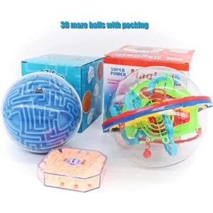 Bola de laberinto 3D y mini cubo esfera de rompecabezas_5