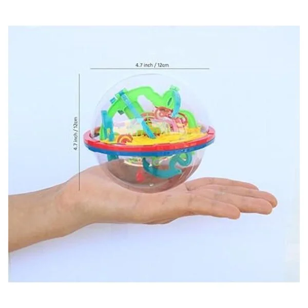 Bola de laberinto 3D y mini cubo esfera de rompecabezas_3