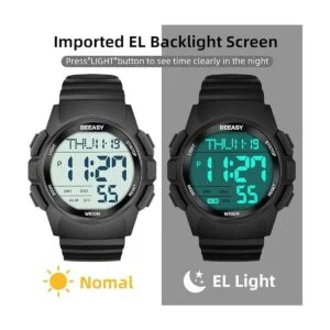 BEEASY Reloj deportivo digital para hombre reloj_3
