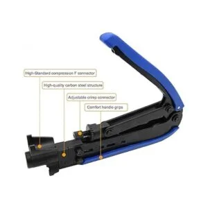 RG6 Herramienta de compresión Kit de crimpadora de cable_2