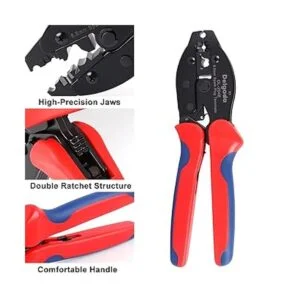 Delgada Engarzadora de cables de bujía de trinquete_2