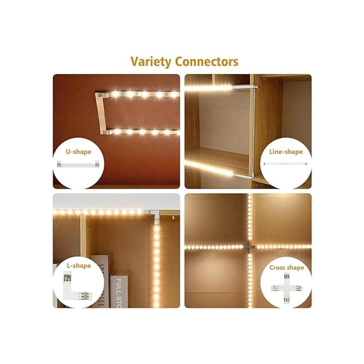 WOBANE Kit de luces LED para pantalla LED juego de 8_6