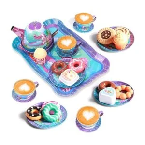 Golray Juego de 27 piezas de té para niñas pequeñas_5