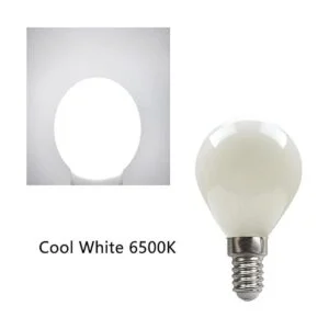 YDJoo Bombillas LED E12 de 3 W G50 de 30 W equivalentes a_2