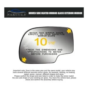 Espejo exterior de vidrio con calefacción lateral del_4