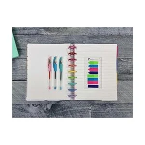 Papel discbound de tamaño clásico hojas rayadas y_3